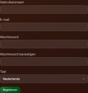Registratieformulier Zielenchat